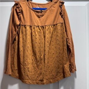 ☃️Carter's Tan Long Sleeve Top for Kids